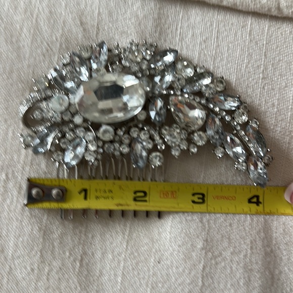 Wedding Bride Rhinestone Hair Combs lot - Picture 7 of 9